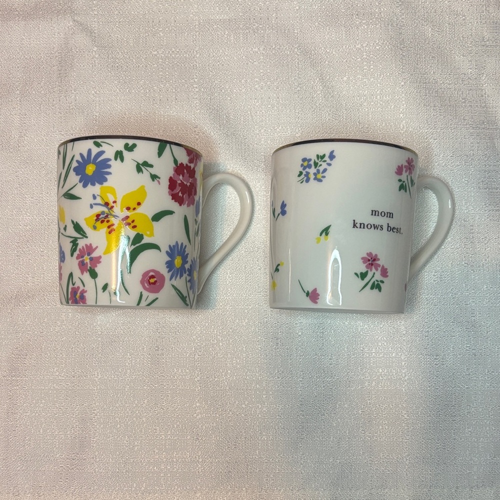 kate spade Floral Mugs Garden Bouquet Lenox- Multicolor Set
